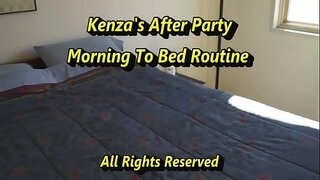 Kenza Cooper Fwote Tèt Li Ak Losyon